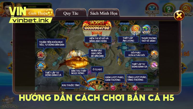 Hướng dẫn chi tiết cách chơi săn cá đổi thưởng H5 một cách dễ hiểu nhất